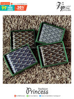 ORI หนังแท้ | Goyard Victoire Wallet กระเป๋าสตางค์ Victoire ขนาดกะทัดรัดและเหมาะสําหรับการจัดสำหรับการ์ดและธนบัตร ลวดลายสุดคลาสสิคของกระเป๋าเป็นเอกลักษณ์ที่ทุกคนจดจำได้