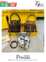 FENDI Mini MonTresor Bucket Bag กระเป๋าสะพายทรงขนมจีบรุ่นยอดนิยม ไซส์มินิน่ารักน่าใช้มาก ดีไซน์สวยอยู่ทรง