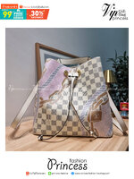 LV Neonoe MM Damier Azur New Spring Collection - Nautical อีกหนึ่งรุ่นท็อปฮิต กับดีไซน์ใหม่ต้อนรับฤดูร้อน กับกระเป๋าสะพายทรงบัคเก็ตใบใหญ่