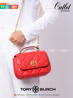 Tory Burch Willa Mini Top Handle Bag พร้อมส่งที่ไทย ใบจริงคือสวยสุดดไปเลยค่าา! กระเป๋าสะพายข้างหรือหิ้วก็เก๋ไปอีกเลยค่ะ! หนังแท้อย่างดี ลายนวมนิ่มมือดีมากค่ะ ด้านหน้ามีอะไหล่โลโก้แบรนด์ เปิดปิดกระเป๋าแบบกระดุมแม่เหล็ก ภายในสามารถใส่กระเป๋าเงินใบกลางได้;มื