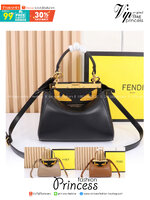 พร้อมส่ง 3 สี FENDI Peekaboo Monster กระเป๋าถือหรือสะพายรูปลักษณ์สวยงามทันสมัย 🧡 เกรดออริจินอล 1:1 สลับแท้ ใช้งานต่างประเทศได้