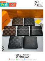 ORI หนังแท้ | LV Multiple Wallet / LV Short Wallet / LV Amerigo Wallet กระเป๋าสตางค์ใบสั้น กระเป๋าสตางค์ผู้ชาย