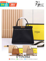 พร้อมส่ง 3 สี FENDI Peekaboo X-Lite Medium กระเป๋าสะพาย 🧡 เกรดออริจินอล 1:1 สลับแท้
