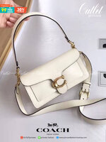 ของแท้ 💯% COACH Coach tabby convenience shoulder bag crossbody Product Details Polished pebble leather Inside zip and multifunction pockets Snap closure, fabric lining Outside slip pocket