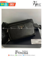 Prada Leather belt bag Black / PRADA Belt Bag พร้อมส่งที่ไทย กระเป๋าคาดอกพราด้า **สินค้าเกรดท็อปออริจินอล 1:1 สลับแท้ ใช้งานต่างประเทศได้
