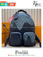 ORI หนังแท้ | LV x Nigo Multipocket Backpack กระเป๋าเป้รุ่นลิมิเต็ด งานหนังแท้และเดนิมลายโมโนแกรม สวยเท่คลาสสิกในใบเดียว