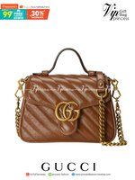 VIP GIFT 】หนังแท้ GUCCI GG Marmont Mini Shoulder Bag