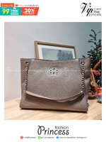 TORY BURCH BRITTEN SMALL SLOUCHY TOTE / TORY TOTE BAG / TORY BAG พร้อมส่ง กระเป๋าสะพายตัวแม่ รุ่น top ที่สวยดูแพง ใช้งานสะดวกมาก ดีไซน์ออกมาได้เรียบหรู ผู้ดี