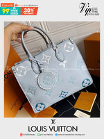 หนังแท้ LOUIS VUITTON Empreinte Monogram Giant By The Pool Onthego พร้อมส่งที่ไทย เกรดใช้งานต่างประเทศได้