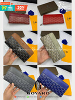 VIP GIFT 】GOYARD round zipper Matignon Long Wallet กระเป๋าสตางค์ซิปรอบใบยาว พร้อมส่ง 6 สี เหมาะกับการใช้งานทุกรูปแบบ นอกจากเพิ่มความมั่นใจแล้ว ยังทำให้ชีวิตของเราง่ายขึ้นอีกด้วย โดยการเปิดปิดแบบซิปรอบ สามารถใส่ธนบัตร เหรียญ บัตรต่างๆได้หลายใบเลยทีเดียว ขน