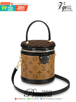 LV Cannes Monogram Reverse Canvas / LV Bucket Bag เกรดใช้งานสลับใบจริงได้ เทพออริจินอล เนื้องานสวยงาม หนังแท้ ภาพสินค้าถ่ายจากงานขายจริงใช้งานต่างประเทศได้