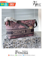 DIORTRAVEL NOMAD POUCH / DIOR POUCH BAG พร้อมส่ง กระเป๋าคลัทช์ทรงพอช สีใหม่ชมพูโทนหวาน ลวดลายคงความหรู ไซส์พกพาที่สามารถใช้ได้ทุกที่ทุกโอกาส