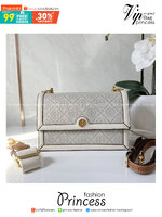 Tory Burch Small T Monogram Shoulder Bag กระเป๋าสะพายรูปทรงยอดนิยม เกรดท็อปออริ เกรดดีสุด สลับแท้ 1:1 ใช้ต่างประเทศได้