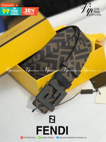 FENDI BELT เข็มขัดหนังแท้ ใช้ได้ 2 ด้าน สุดคุ้มเลยค่ะ พร้อมส่งไอเท็มขายดี! ดีไซน์เรียบหรูเข้ากับทุกลุ๊ค ใช้ได้ทั้งชายหญิง มาพร้อม Original Package ห้ามพลาดค่ะ!