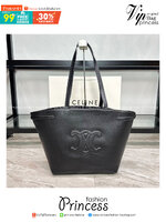 CELINE MEDIUM CABAS ANAÏS CUIR TRIOMPHE in Grained / Celine Tote Bag กระเป๋าสะพายทรงโท้ท ใบใหญ่จะสัมภาระได้เยอะ สวยคลาสสิค เกรดออริ 1:1
