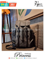 LV Christopher PM Monogram Eclipse Reverse เป้สะพายหลังใบใหญ่ LV MONOGRAM BACKPACK ที่หนุ่มๆตามหากันมากที่สุด LONG WEEKEND กระเป๋าใบใหญ่ต้องมี!! รุ่นสุดฮอต!! ด้วยรูปทรงที่คลาสสิค สไตล์เอกลักษณ์ วัสดุหนังแคนวาส ทนทาน