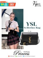 YSL Solferino crossbody bag 19cm คอลเล็คชั่นน้องโรเซ่ ROSE BLACKPINK ที่สุดแห่งความคลาสสิก เกรดออริจินอล หนังสวยมาก กระเป๋าสะพายรุ่นที่สาวๆ ทุกคนควรมีติดตู้ ภาพถ่ายจากงานขายจริง สวยตามรูป ไม่ผิดหวังค่ะ