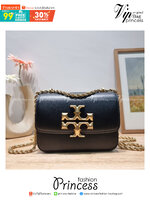 Tory Burch Bag / TORY BURCH ELEANOR SMALL CONVERTIBLE SHOULDER BAG ฮอตไอเท็ม รุ่นนี้ขายดีขายหมด สวยหรู คุณหนู ผู้ดี!! หายากมากแล้วน้า กระเป๋าสะพายข้าง ดีไซน์อยู่ทรง ขนาดกำลังสะดวกใช้ เปิด-ปิดด้วยแถบแม่เหล็ก ภายในแบ่งสัดส่วนได้เป็นอย่างดี