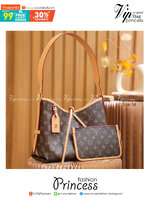 CarryAll PM handbag in Monogram / LV Tote Shopping Bag พร้อมส่ง กระเป๋าถือแคนวาสแต่งขอบหนังแคนวาสอย่างดี ผสานเสน่ห์สวยงามเข้ากับดีไซน์ที่รับกับสรีระให้คุณพกพาไปได้ทุกที่