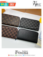 ORI หนังแท้ | LV Zippy Wallet Damier Ebene / Epi Leather Zippy Wallet / Zippy Wallet Monogram / LV Long Wallet กระเป๋าสตางค์ใบยาวซิปรอบ กระเป๋าสตางค์ผู้หญิง