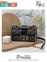 DIOR 30 Montaigne Chain Bag Dior Oblique Jacquard / DIOR BAG พร้อมส่ง กระเป๋าสะพายดีไซน์คลาสสิค เอกลักษณ์ของความหรู
