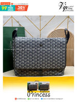 GOYARD Capetien MM Messenger Bag กระเป๋าแมสเซ็นเจอร์ใบใหญ่ ที่สุดของความหรู ตอบโจทย์การใช้งานจุของได้เยอะ เอกสาร แทปเล็ต พร้อมสายสะพาย ใช้งานง่าย ใบจริงสวยงามตามรูปค่ะ