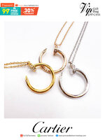 Cartier JUSTE UN CLOU NECKLACE สร้อยคอคาเทียร์ หัวตะปูหัวเพชร เกรดออริจินิล ปั้มทุกจุด วัสดุคุณภาพดี ไม่ลอกไม่ดำ พร้อมกล่องหนาตามแบบปั้มลายแบรนด์ ภาพสินค้าถ่ายจากงานขายจริง ใช้งานต่างประเทศได้