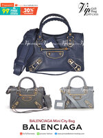 VIP 】หนังแท้ BALENCIAGA Classic City Mini Shoulder Bag พร้อมส่งที่ไทย โทนสีสวยละมุน