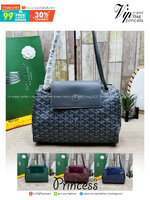 ORI หนังแท้ | GOYARD Rouette Souple Bag 30cm กระเป๋าสะพายแบรนด์หรูสัญชาติฝรั่งเศส สะท้อนถึงความเบา ความยืดหยุ่น คือการแสดงออกถึงแก่นแท้ของโมดูลาร์ของ Maison