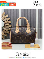 ORI หนังแท้ | LV Speedy Bandoulière 20 Monogram / Damier Ebene canvas กระเป๋าทรงหมอนสปีดี้ รุ่นท็อปฮิตในตำนาน สวยงามตลอดกาล