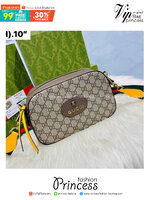 GUCCI GG small messenger bag / GG neo vintage crossbody bag กระเป๋าสะพายข้างตัวท็อปฮิต ทรงสวย ใช้งานง่าย โดดเด่นตรงสายสะพายสีสดใสเป็นเอกลักษณ์ ตัดกันกับกระเป๋าได้อย่างลงตัว