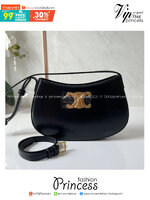 CELINE MEDIUM TILLY BAG IN SHINY CALFSKIN กระเป๋าสะพายไหล่/สะพาย คอลใหม่ทรงสวย มาแรง สวยหรูหรา