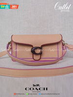 ของแท้ 💯% COACH Coach tabby convenience shoulder bag crossbody Product Details Polished pebble leather Inside zip CREAM