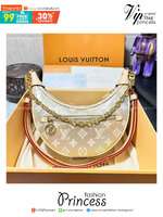 Lv gold loop monogram / LV Loop PM GOLD Bag เกรดท็อปออริจินอล มีความละเอียดของเนื้องานมากที่สุด ปราณีตตรงปกทุกใบ ใช้สลับของแท้ได้ ใช้งานต่างประเทศได้ เข้าออกผ่านทุก ตม.
