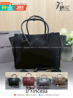ORI หนังแท้ | Balenciaga Carry All Hampton Bag / Balenciaga Tote Bag 33cm กระเป๋าสะพายทรงโท้ท ภายในโล่งกว้าง ดีไซน์เรียบง่าย เรียบหรู