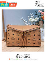 M.C.M DIAMANT 3D SHOULDER BAG IN VISETOS LEATHER MIX กระเป๋าสะพายคอลเลคชั่นสุดปัง สวยหรูในแบบฉบับคนมีสไตล์ เกรดท็อปออริ 1:1 สลับแท้