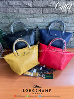 ของแท้ LONGCHAMP LE PLIAGE CUIR TOP HANDLE BAG S รุ่น 1512 กระเป๋าถือขนาดกำลังดี วัสดุหนังแกะ Metis