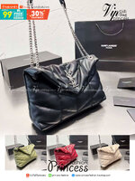 YSL PUFFER SMALL CHAIN BAG IN QUILTED มามุงค่าา ใครเล็งใบนี้มาแล้วน้า งานหนังสวยสมการรอคอย มาแบบครบเซ็ทพร้อมถุงผ้าและกล่อง นอกจากจะซื้อมาใช้เองแล้ว ก็เหมาะซื้อเป็นของขวัญให้คนรู้จักเช่นกันนะคะ