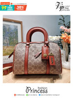 COACH RUBY SATCHEL 25 IN SIGNATURE CANVAS CP239 พร้อมส่ง กระเป๋าทรงหมอนดีไซน์ใหม่ ใบใหญ่ เพิ่มดีเทลความหรูมากมาย