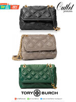 ของแท้ 💯% Tory burch Fleming Soft Small Convetible Shoulder bag กระเป๋าเฟลมมิ่ง (Fleming) สุดคลาสสิค ทำจากหนังนุ่มกับเทคนิคการเย็บแบบควิลท์ เพิ่มความเป็นเอกลักษณ์ด้วยโลโก้ลายดับเบิ้ล