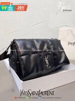 VIP 】YSL Saint Laurent Shoulder Bag กระเป๋าสะพาย เปิดหน้าอะไหล่เงิน ด้านในโล่งกว้าง จุของได้เยอะพอควร สินค้ามาใหม่ เป็นอีกหนึ่งใบที่ร้านแนะนำค่ะ ..!!