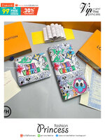 ORI หนังแท้ | LV Long Wallet / LV Short Wallet / LV Brazza Monogram Comic Wallet กระเป๋าสตางค์ใบยาว กระเป๋าสตางค์ใบสั้น กระเป๋าสตางค์ผู้ชาย