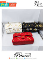 CHANEL 21S Lucky Charm Classic Flap Bag / Chanel 2021 Classic Medium Lucky Charm กระเป๋าสะพายรุ่นพิเศษ ซีซั่นคลาสสิก 21S พร้อมส่งที่ไทย ภาพถ่ายจากงานขายจริง ใช้งานต่างประเทศได้