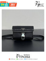 Prada Re-Nylon and Saffiano leather smartphone case กระเป๋าสะพายทรงเคสสมาร์ทโฟน รุ่นยอดนิยมใช้ได้ทั้งชายหญิง คล้องคอได้ สะพายข้าง/ไหล่ สายสะพายถอดได้/สายปรับระดับได้