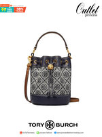 TORY BURCH T MONOGRAM JACQUARD MINI BUCKET BAG ที่สุดของรุ่นที่ตามหา!! ไอเท็มที่สาวๆเฝ้ารอ กระเป๋าบัคเก็ตทรงสวย ไซส์มินิ ที่ดาราเซเลปใช้กันมากมาย มาแล้วในราคาที่จับต้องได้
