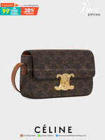 พรีเมี่ยมกิ๊ฟแท้ 100% 】CELINE TRIOMPHE SHOULDER BAG VIP GIFT WITH PURCHASE-GWP