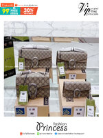GUCCI Dionysus shoulder bag กระเป๋าสะพายดีไซส์วินเทจคลาสสิค รุ่นที่สาวๆควรไม่พลาด!! ดึงดูดและสะกดสายตาด้วยอะไหล่ดีเทลหรู สายสะพายปรับใช้ได้ 2 สไตล์ สะพายคู่ สะพายเดี่ยว ตามใจชอบ!! พร้อมเสิร์ฟให้ครบเซ็ท ในราคาที่สุดคุ้ม!!