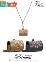 TORY BURCH T Monogram Jacquard AirPods Case พร้อมส่ง