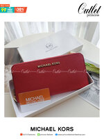 MICHAEL KORS SAFFIANO WALLET กระเป๋าสตางค์ใบยาว หนัง SAFFIANO ซิปรอบ สวยหรู มาก อะไหล่ปั้มโลโก้แบรนด์ ด้านในมีช่องใส่บัตร เยอะม้ากกก อีกด้านมีช่องแบงค์ + ซิปใส่เหรียญ จุของได้เยอะจริงๆ ได้ สวยหรูดูดี อุปกรณ์ครบ รีบคว้าเลยคะ!