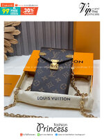 ORI หนังแท้ | LV Phone Pouch Métis Bag กระเป๋าสะพายใส่โทรศัพท์ ดีไซน์ที่รังสรรค์อย่างพิถีพิถันด้วย Monogram Canvas ชิ้นเดียว ยกระดับด้วยฮาร์ดแวร์โทนสีทอง